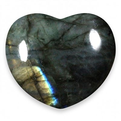 Labradorite Heart Large